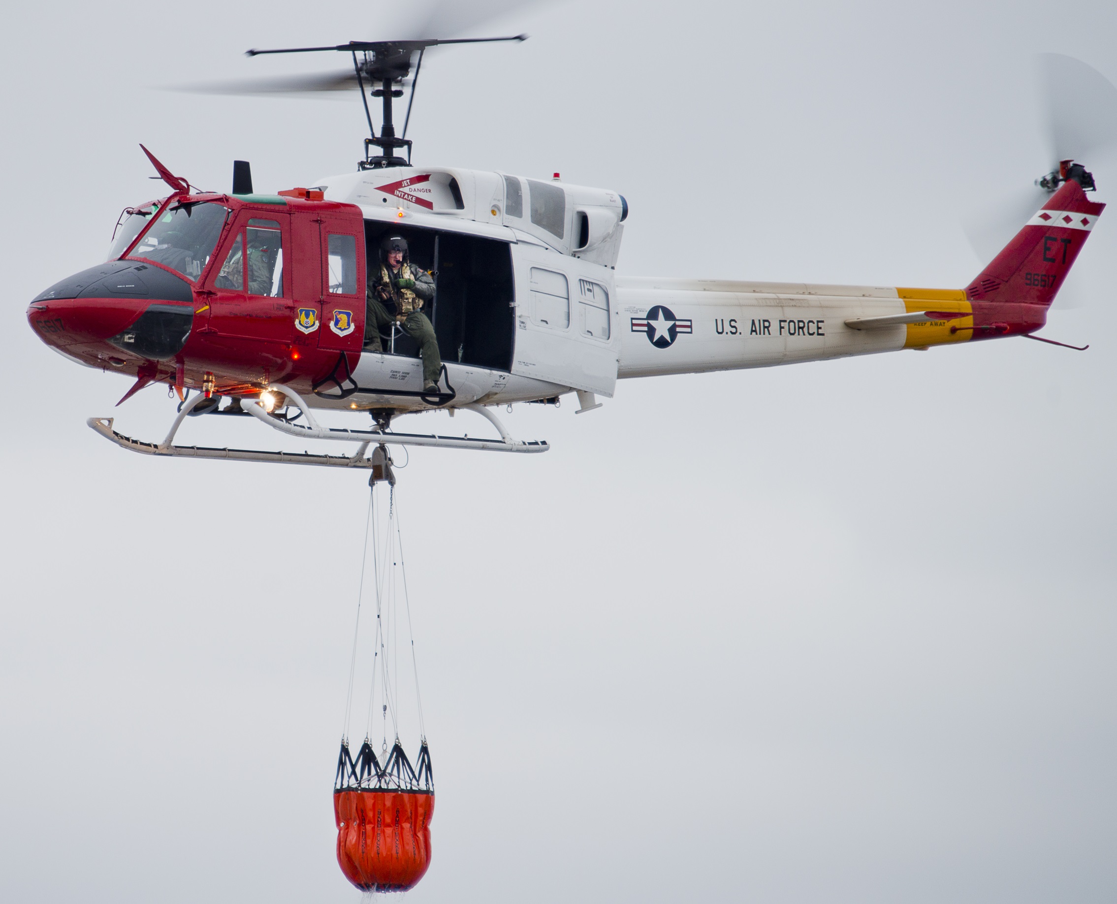 USCG Helicopter Lead Lines On Consolidated Cordage Corp.